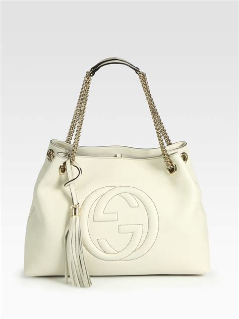 gucci con fascia|white gucci handbag.